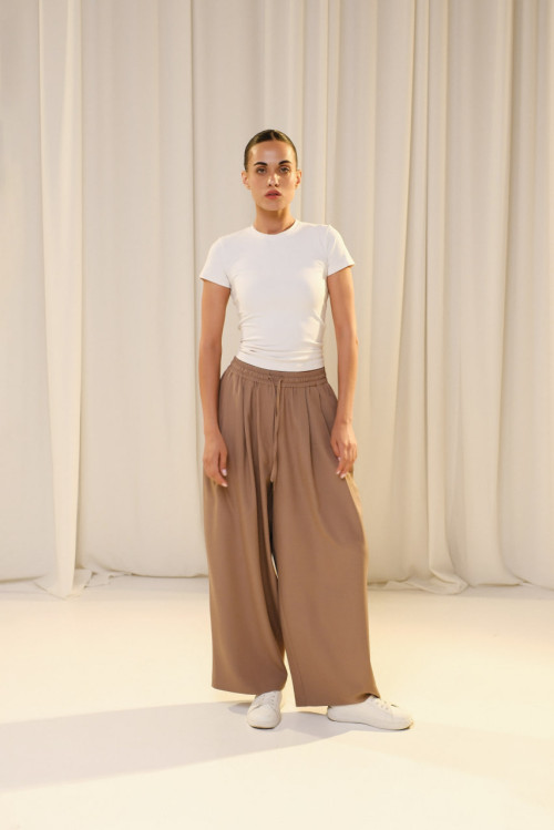 Штани-бочки - Мокко